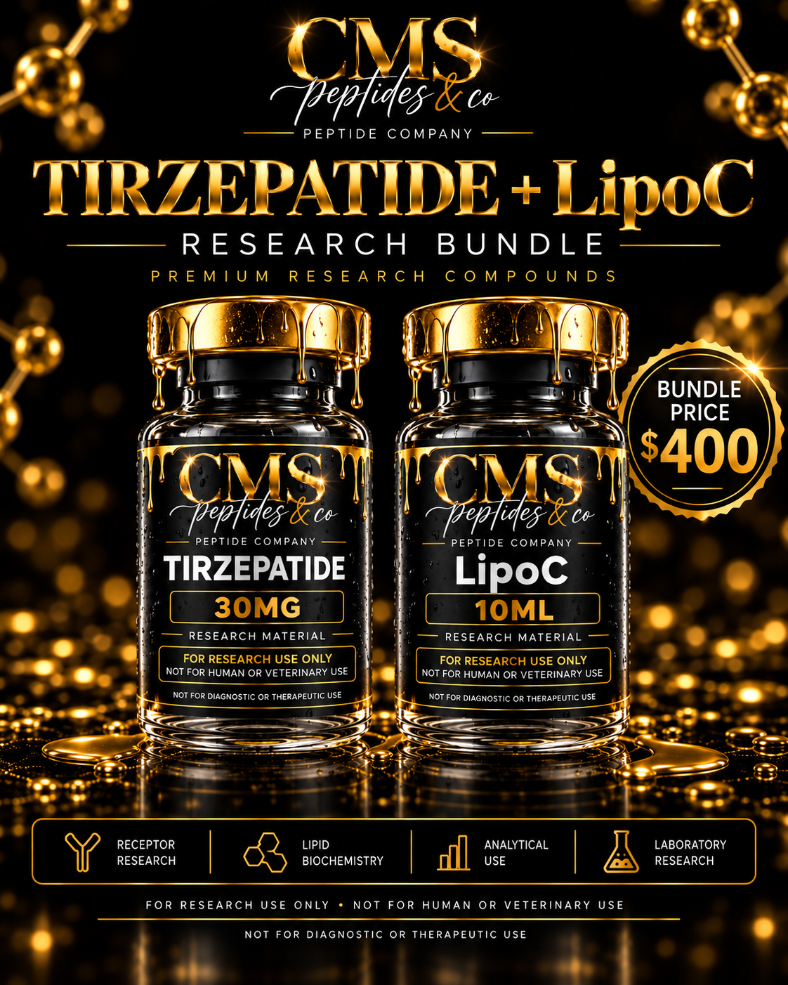 Tirzepatide + LipoC Research Bundle