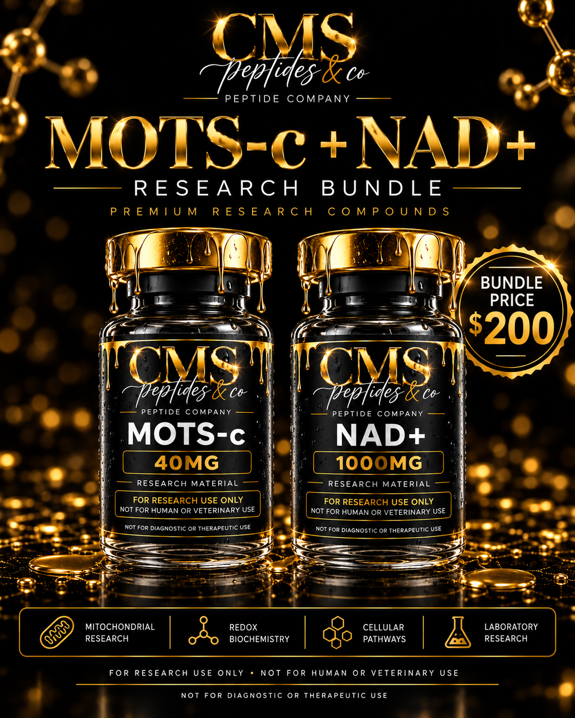 MOTS-c + NAD+ Research Bundle